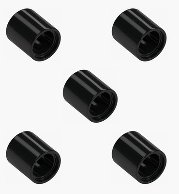 5 New LEGO Black Technic Thick 1x1 Liftarm Spacer bushing 18654 6121485