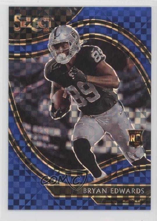 2020 Panini Select Field Level Blue Prizm 15/49 Bryan Edwards #376 0nr3