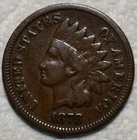 Fine 1878 Indian Head Cent, Nicely Detailed, Chocolate-Brown specimen.
