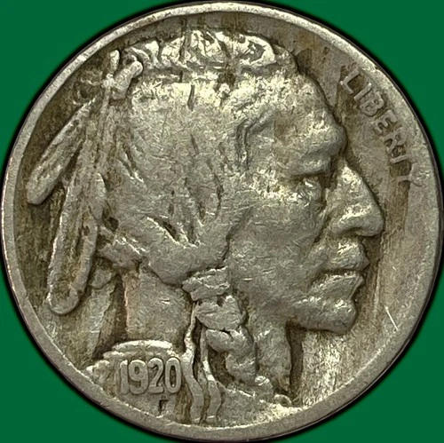 1920-S Buffalo Nickel Fine F Coin #36697