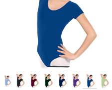 Eurotard Womens Cotton Lycra Short Sleeve Leotard Leotard Adult