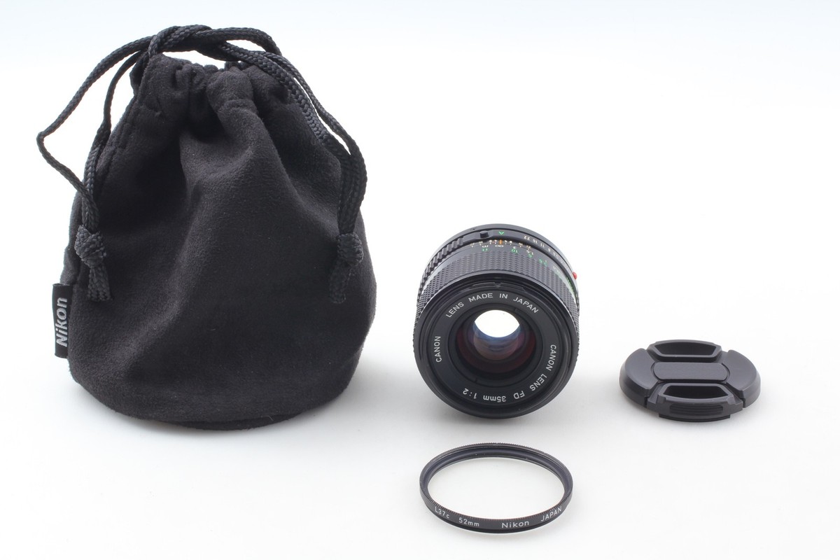 Near MINT +3] CANON NEW FD NFD 35mm F/2 MF Wide Angle Lens