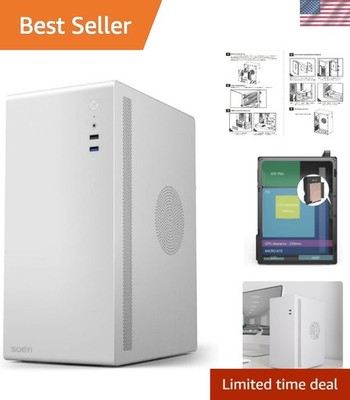 Elegant V200 SPCC Mini Tower Case for Business & Gaming - Air Cooling Design