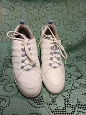 Brunswick Women&rsquo;s Bowling Shoes Size 9 White Leather Lace Up