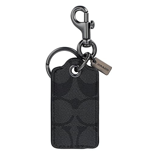 キーホルダー・キーリング COACH BOTTLE OPENER KEY FOB CAQ49 Coach] Key Holder KEY FOB Signature CAQ49 QBO4G QB/Charcoal