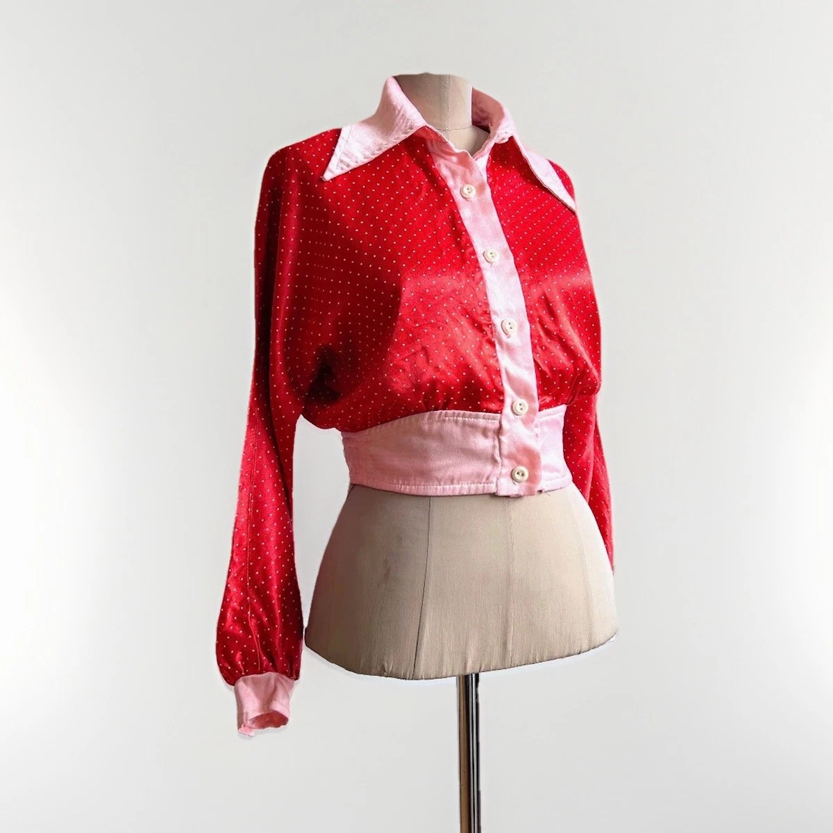 Nylon Casual 1970s Vintage Tops for Women for sale | eBay
