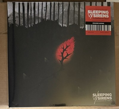 Sleeping With Sirens : An Ending In Itself- Signed Limited Orange Smoke Vinyl