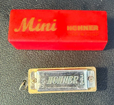 Hohner Mini Harmonica with Red Case 1 3/8" Long x 1/2" Works