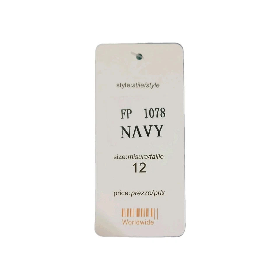 Face Off Pants Size 12, Navy Bootleg Style. Loops For Belt. Teen Or Young Woman. - image 4 of 4