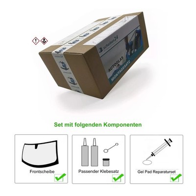 Frontscheibe Windschutzscheibe für VW Touareg ab Bj, 2010 mit Montagematerial