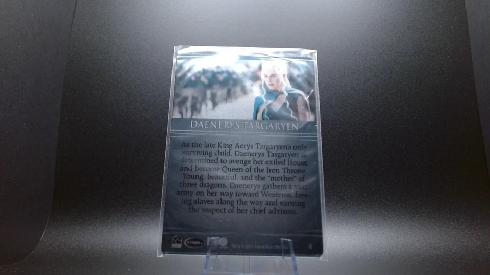 🔥Game Of Thrones Valyrian Steel Base #4 Daenerys Targaryen/Emilia Clarke 2017🔥 - Image 2 of 2