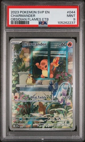 Pokemon Charmander SVP044 Obsidian Flames ETB Promo Card PSA 9