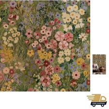 Floral Wallpaper Peel and Stick Boho Wall Paper Removable Waterproof Green Pe...