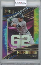2024 Panini Select Aaron Judge Select Numbers Prizms Tie-Dye /25