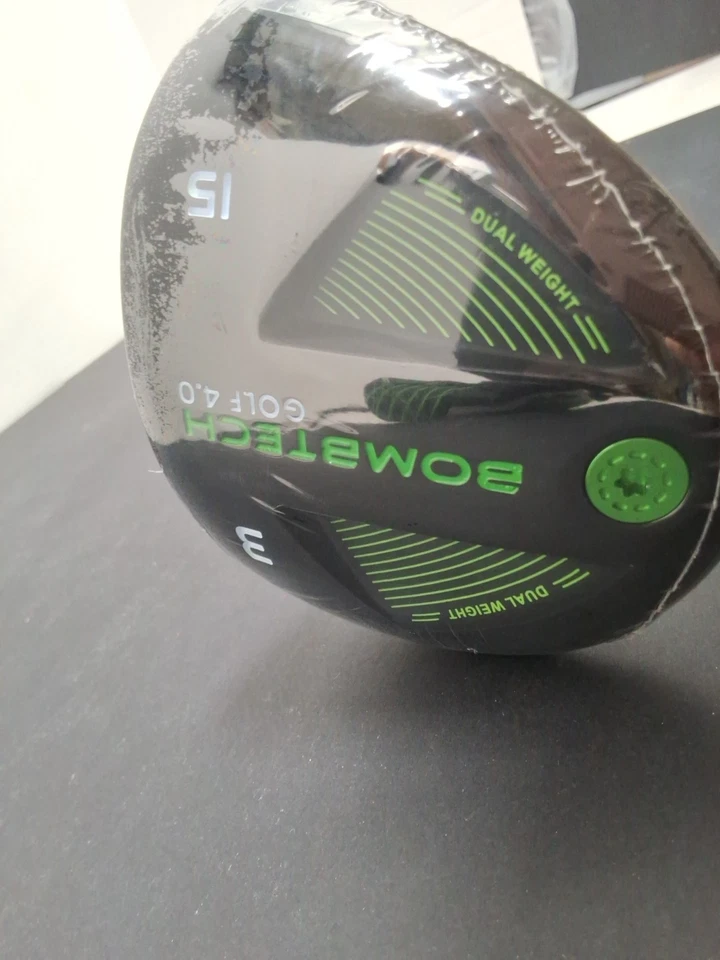 BombTech Golf 4.0 3 Wood 15 Loft Graphite Stiff Flex RH w/ Headcover- NEW! - Image 3 of 4