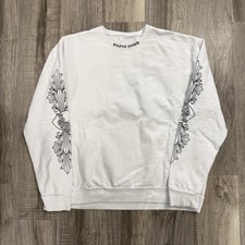 Chrome Hearts CH Love You Floral White Crewneck Men s Size XL - Pre Owned