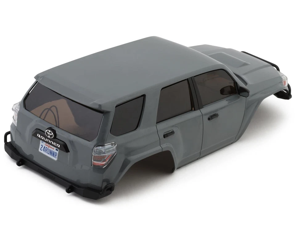 Pro-Line Axial SCX24 2024 Toyota 4Runner TRD Pro Hard Pre-Assembled Body (Grey) - Image 2 of 4