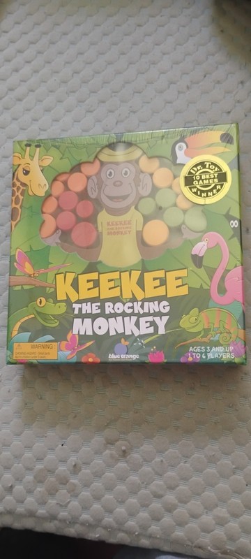 Blue Orange Games Keekee The Rocking Monkey Award Winning Wooden Toy New Sealed