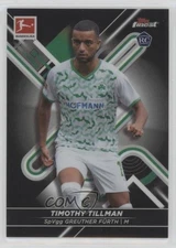 2021 Topps Finest Bundesliga Black Refractor /199 Timothy Tillman Rookie RC 00gy