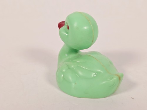 Vintage Irwin? • Duck • Green Hard Plastic • Baby Toy • Nursery • 1950s 1960s - Picture 2 of 9