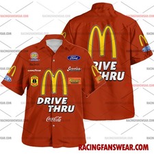 Bill Elliott Nascar Racing 1999 Uniform Apparel Clothes Hawaiian Polo Shirts