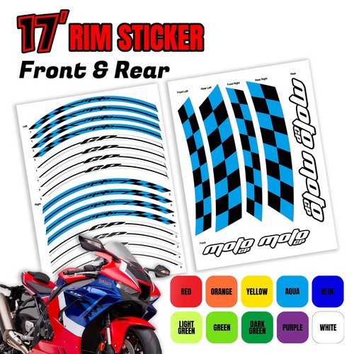 Z900 Rim Sticker Aqua 17