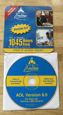 2002 AOL America Online CD Software Version 8.0 1045 Hours Disk