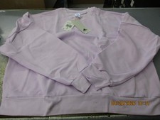 New Adidas Multi Sport Sweatshirt For Women Size XL Ice Lavender