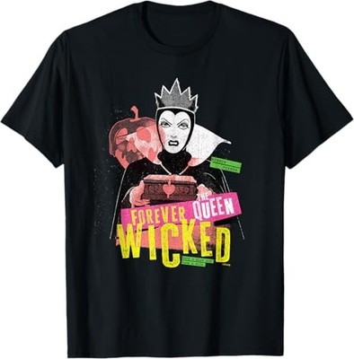 Disney Villains Snow White Evil Queen Forever Wicked Band T-Shirt 2025