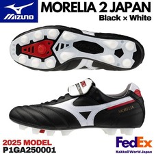 Mizuno Soccer Cleats MORELIA 2 JAPAN Black P1GA250001 Made in Japan 2025 NEW