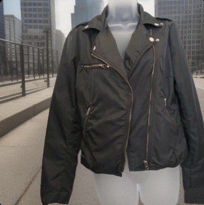 Women s Divided Size 8 Grey Jacket. Full Zipper L-Sleeve W/3 Zipper Front Pocket