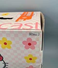 Dreamcast HELLO KITTY PINK HKT-3000 Console set SEGA Retro Game  NEW box damaged