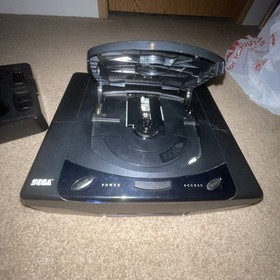 Sega Saturn Console with 5 Games  2 Controllers And Carry Case Lot Please Read
