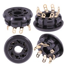 10PCS K8A 8Pin Tube Socket Valve Base For KT88 EL34 6CA7 6L6 6SN7 Audio HIFI