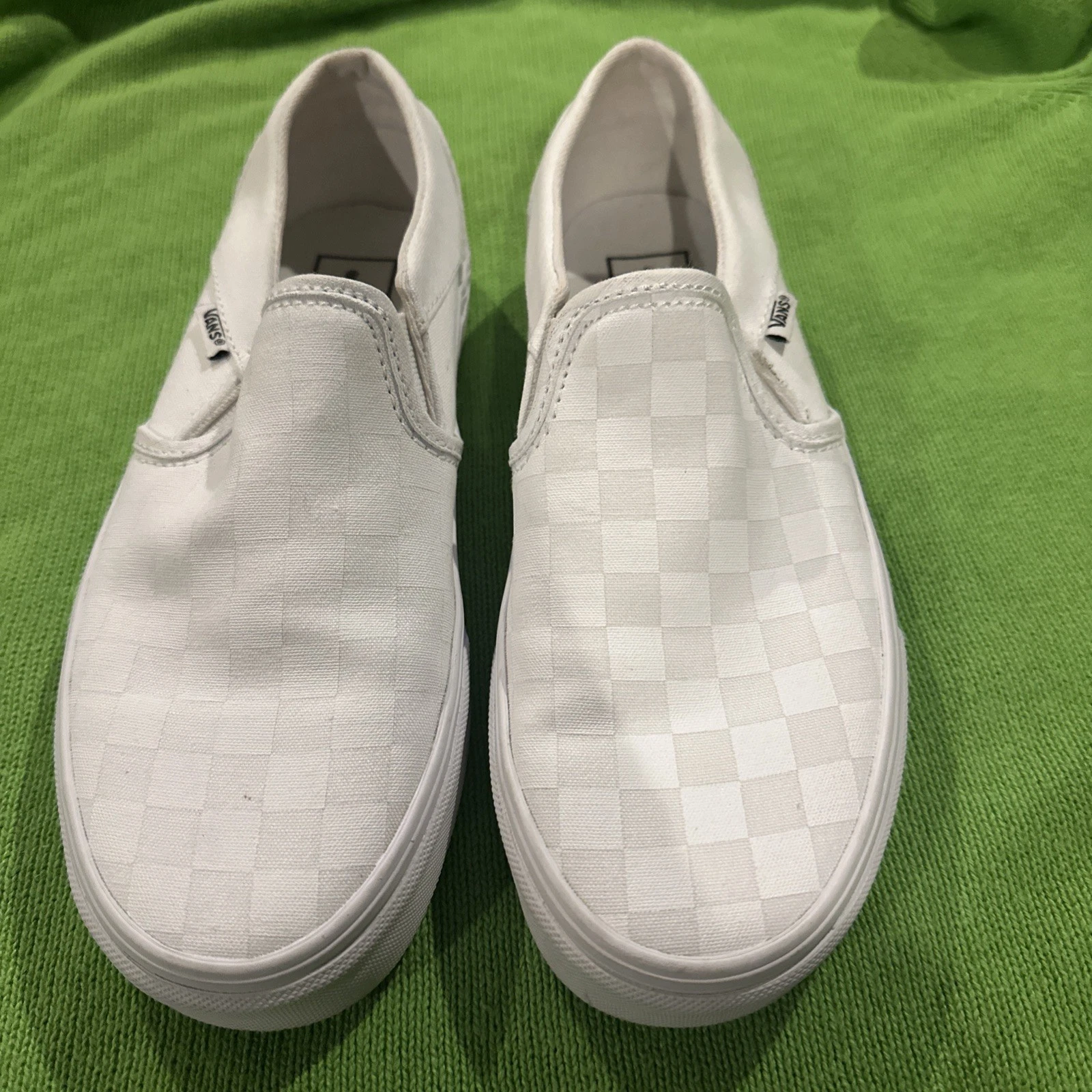 Vans slip on donna bianco a scacchi taglia 7