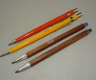 4 Vintage Mechanical Pencil Pencils Germany GDR DDR , Aristo and E.Roland