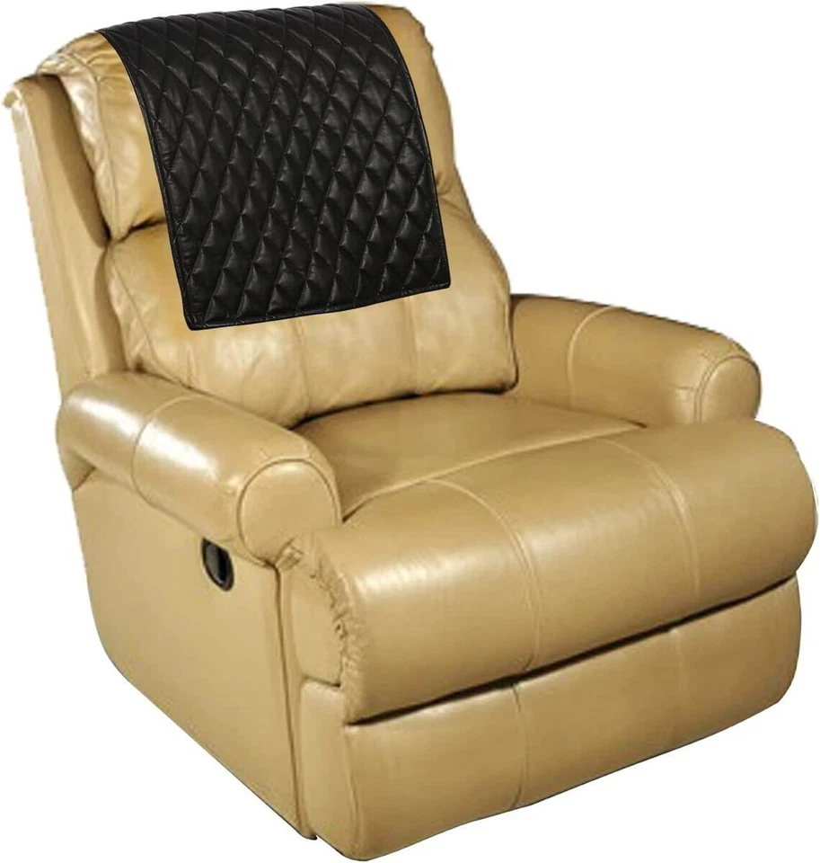 Relaxsessel Kopfstützenbezug Schonstuhl für Ledersofa Möbelstücke - Bild 3 von 4