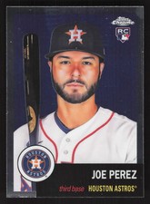 2022 Topps Chrome Platinum Anniversary #307 Joe Perez RC Houston Astros