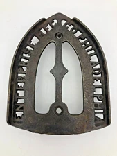 Vintage Footed Cast Iron Trivet Enterprise MGG CO Philadelphia 6" USA