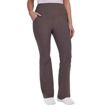 Kirkland Signature Women's Brushed Flare Pants, Light Brown, Size S