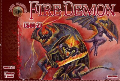 DARK ALLIANCE 1:72 FANTASY SET ALL72036 FIRE DEMONS SET 2-2 FIGURES