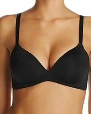 New Wacoal 852281 Ultimate Side Smoother Wireless Bra Size 34D Black