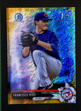 2017 Bowman Chrome Prospects BCP-37 Fransico Rios 1st Bowman Gold Shimmer #/50