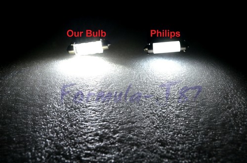 LED 5W Light CANbus 38-39MM White 6000K Two Bulb Interior Glove Box Replacement - Picture 8 of 12