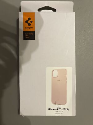 Spigen Thin Fit iPhone 14 Plus Case, Pink Sand, New