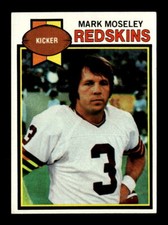 Tarjeta de fútbol americano 1979 Topps #133 Mark Mosely Washington Redskins EX *I474