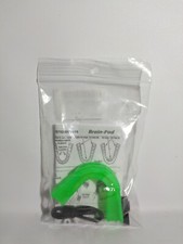 Brain Pad Double Guard Strapless Mouthguard - Adult - Neon Green