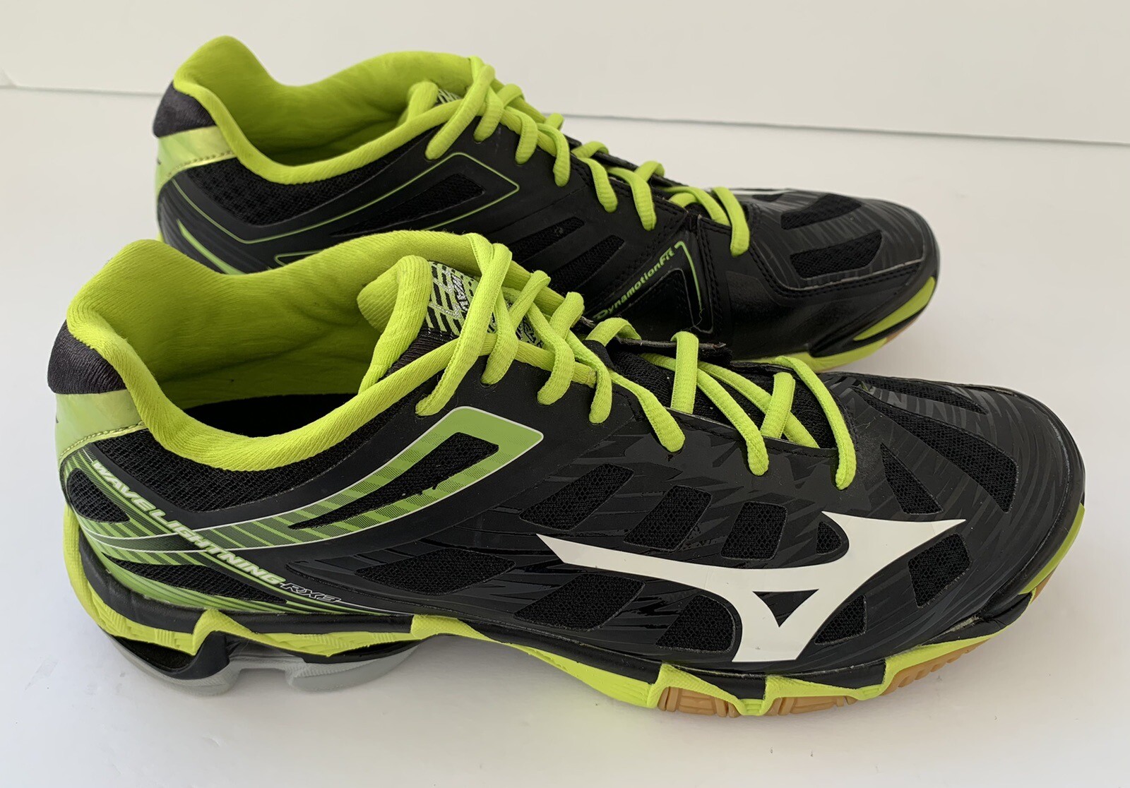 MIZUNO Wave Lighting RX3 Volleyball Shoes Women’s Size 12 Black Neon