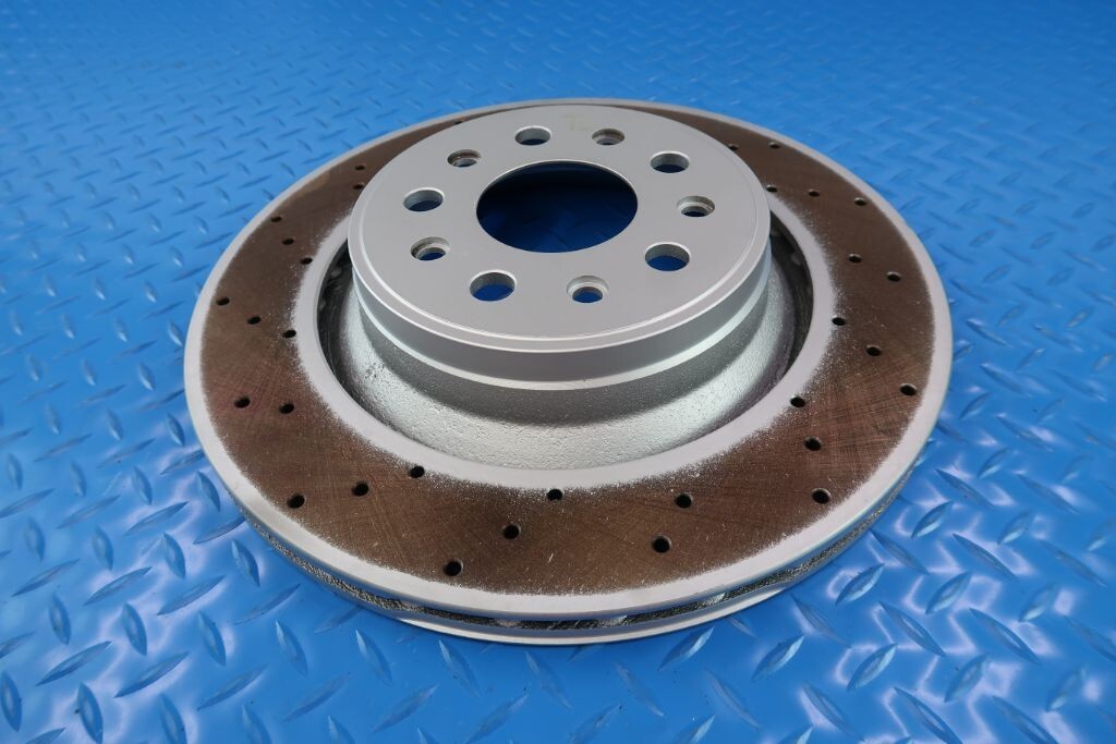 Maserati Levante S Trofeo front rear brake pads & dimpled rotors TopEuro #12014