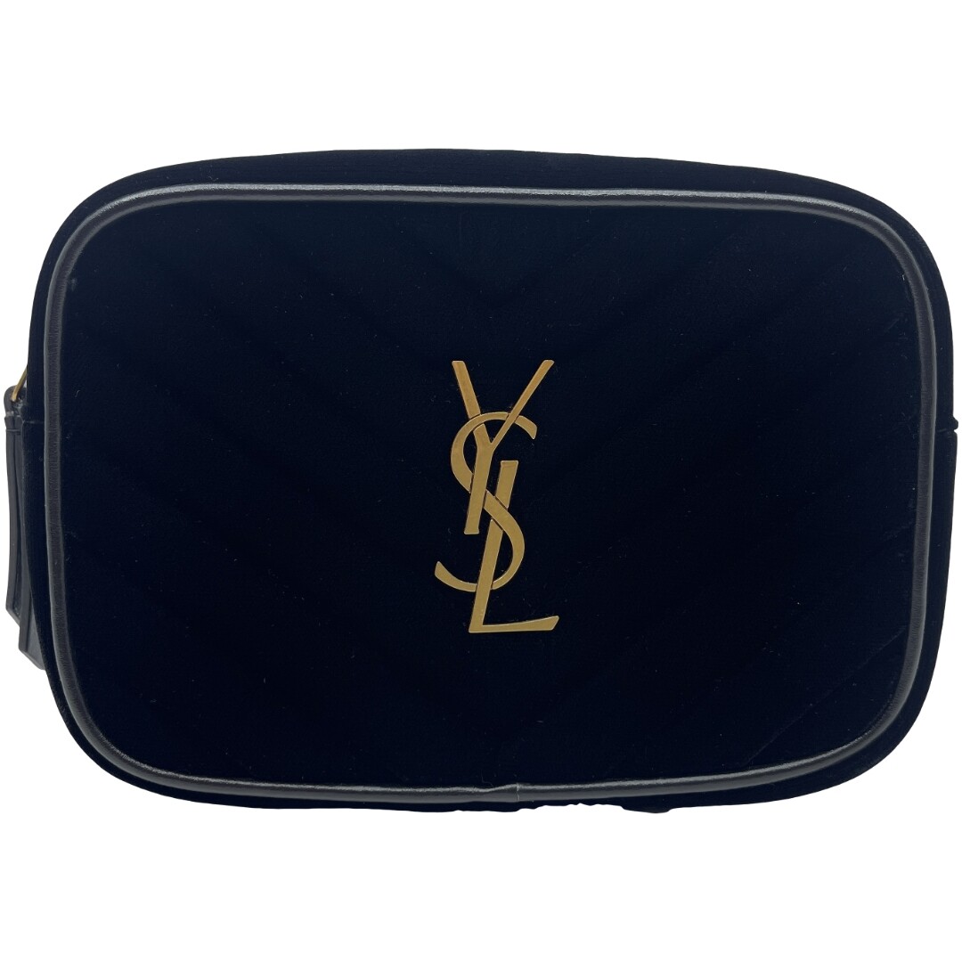 Borsa fotocamera originale SAINT LAURENT YSL con cintura nappa borsa PTR534817 velluto 36636603